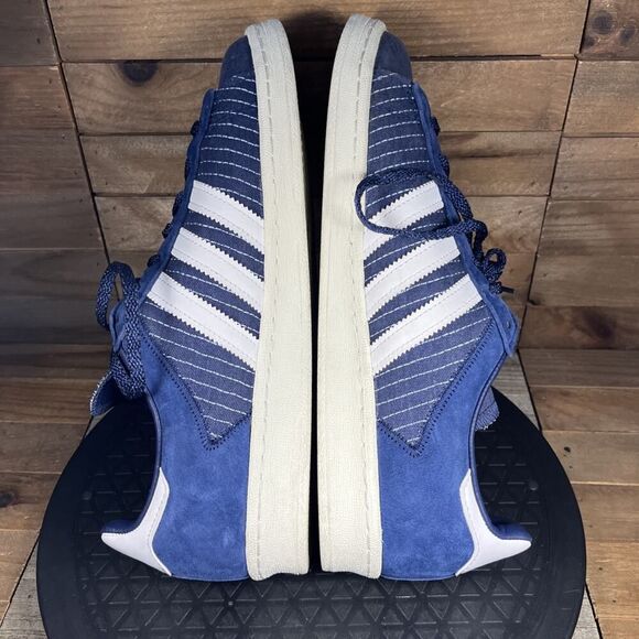 Adidas Men's Size 9 Campus 80's GY4588 Navy Blue Lace Up Athletic Sneakers - Picture 9 of 10